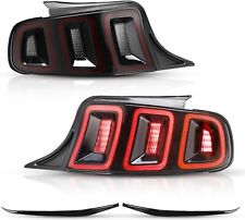 LED Smoke Tail Lights For 2010-2014 Ford Mustang Sequential Turn Signal Lamps picture