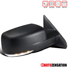 Fit 2013-2019 Dodge Ram 1500 Black Power Fold Heated Right Mirror+LED Signal picture