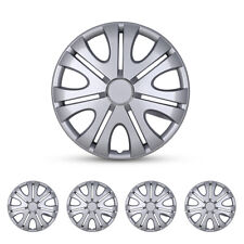 Wheel Covers Snap Clip-On Auto Tire Rim Replacement Hub Caps For 15” Hub Caps picture