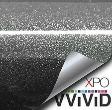 VVivid Xpo Gloss Metallic Sparkle Black Vinyl Car Wrap Film | V222 picture