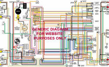 1969 69 1970 70 Opel GT Full Color Laminated Wiring Diagram 11