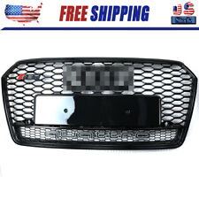 For Audi A7 S7 RS7 Style 2016-2018 Front Honeycomb Mesh Grill Grille W/ Quattro picture