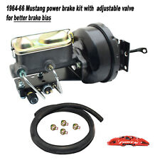 1964-66 Ford Mustang Power Brake Booster Conversion Kit Adjustable Block Valve picture
