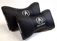 2pc Car Seat Headrest Neckrest Pillow Cushion Best Fashion PU Leather Quality picture