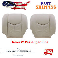 Driver Passenger Bottom-Top Seat Cover Tan For 2003-2006 Cadillac Escalade picture