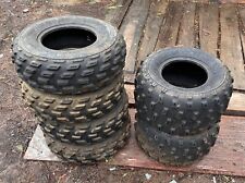 4 front (22x7-10) and 2 rear (20x10-9) ATV tires, good condition picture