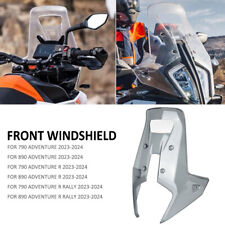 For 790 890 ADV Adventure 23-24 Acrylic Rally Windshield Wind Deflector Screen picture