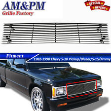 Fits 1982-1990 Chevy S10 Pickup/Blazer/S15/Jimmy Billet Grille Chrome Grill picture