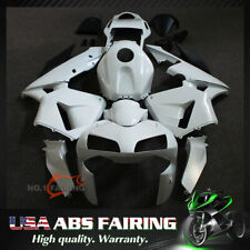 NEW ABS Fairing Kit Shell Bodywork For HONDA CBR600RR 2003 2004 Unpainted white picture