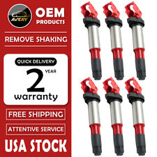 6X High-Energy Ignition Coils for BMW 323 325 328 330 335 525 528 530i X5 UF515 picture