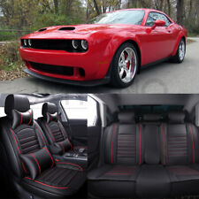 For Dodge Challenger Charger RT SXT Car Seat Covers Front Rear Full Set Cushion picture