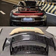 Fits Porsche 911 992 Carrera Half Forge Carbon Fiber Rear Trunk Spoiler Wing GT3 picture