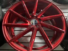 4 19 Staggered 5x114.3 4 Wheels Rims IPW W013  19x8.5/9.5 Et35 Red picture
