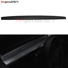 matte real carbon fiber dashboard panel cover for tesla model y 3 accessories picture