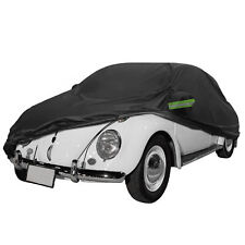 Waterproof SUV Car Cover for Volkswagen New Beetle 98-19 with Zipper Black picture
