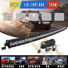 52inch 250W Curved Led Light Bar Spot Flood COMBO Offroad Boat Truck ATV SUV 4X4 picture