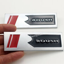 2x Long bar R ROUSH Emblem Metal Side Fender Badge Stickers For Mustang FOCUS picture
