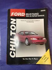 Ford Mustang 1994-2004 Chilton Shop Service Repair Manual book picture