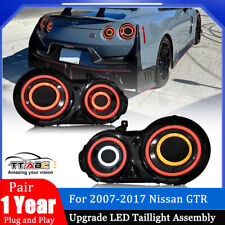 For 07-2017 Nissan GTR R35 Red LED Tail Lights Upgrade Brake Rear Lamps Assembly picture