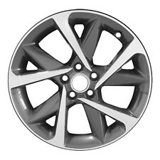 19x8 10 Spoke Used Wheel; Alloy Machined & Painted Dark Charcoal Metallic 96972 picture
