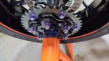 KTM Super Duke 1290R 2014-2023 TIPRO 6x M10 x 1.25 Titanium Cush Drive Nuts picture