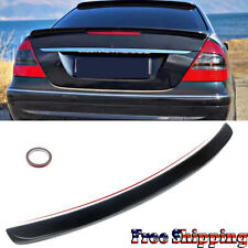 AMG Style Rear Trunk Spoiler Lip For Mercedes Benz ECLASS W211 2003-09 Gloss BLK picture