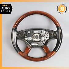 07-10 Mercedes W216 CL550 S550 Driver Steering Wheel w/ Paddle Shifters Wood OEM picture