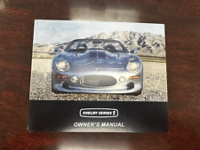 1999 SHELBY SERIES 1 OWNERS MANUAL CSX 5000 NOS RARE picture