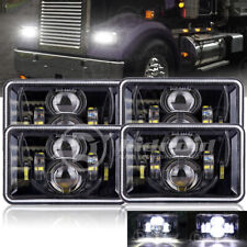 4x LED 4x6 Projector LED Headlight Hi-Lo Beam For Peterbil Kenworth Freightliner picture