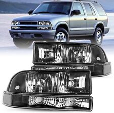 For 1998-2005 Chevy Blazer 1998-2004 Chevy S10 Pickup Headlights + Bumper Lamps picture