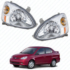 For 2003 2005 Toyota Echo Halogen Headlight Headlamp Assembly Left Right Pair picture
