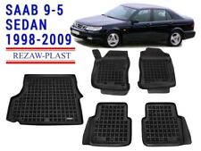 Floor Liners for Saab 9-5 /Sedan/ 1998-2009 Car Mats & Trunk Mat All Season Odor picture