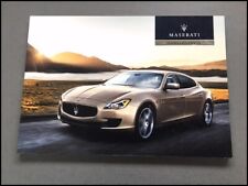 2013 2014 Maserati Quattroporte 90-page Original Car Sales Brochure Catalog picture