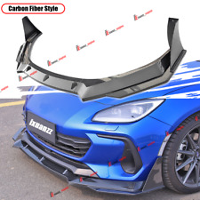 For 2022-2024 Subaru BRZ STI Style Front Bumper Lip Spoiler Splitter Carbon Look picture