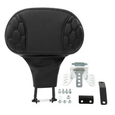 Black Plug-in Driver Backrest Pad Fit For Harley Touring Street Road Glide 09-23 picture
