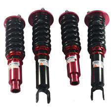 Red Coilover Kits For Honda Accord 1990-1997 Adjustable Height Shock Absorbers picture