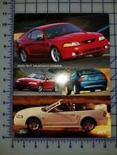 2000 Ford Mustang SVT Cobra Brochure Sheet picture