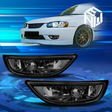For 01-02 Toyota Corolla Smoked Lens Front Driving Fog Light Lamps Replacement picture