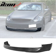 Fits 03-07 Infiniti G35 Coupe 2Dr ING Style Front Bumper Lip Spoiler Splitter PU picture