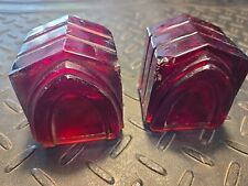 1937 1938 Cadillac LaSalle tail lamp lenses, pair, 920981 picture