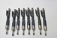 14-18 BMW X5 650i 4.4L Twin Turbo Fuel Injectors Set Of Eight 1353 7645956 T20 picture