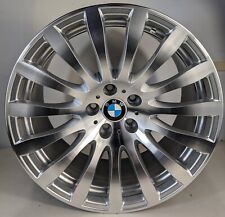 19 x 8.5 / 19 x 9.5 Wheels Rims Fit BMW 5-120 Staggered Concave Machine Polished picture