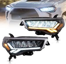 VLAND 2xFull LED Headlights For Toyota 4Runner 2014-2023 W/Start-up Animation picture