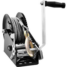 VEVOR 3500lbs Hand Winch Heavy Duty Hand Crank 33 ft Steel Cable for Boat/ATV picture