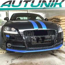 For 2006 2007 2008 -2014 Audi TT MK2 Honeycomb Front Black Grille TTRS Style picture
