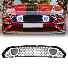 Front MACH 1 Upper Grille W/DRL & Turn Signal Lights For 18-23 Ford Mustang picture