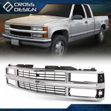 Chrome Grille w/Black Insert Fits 94-98 Chevy C/K 1500 2500 3500 Truck Composite picture