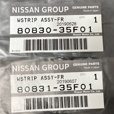 Nissan Genuine 180SX 240SX Silvia S13 Door Weatherstrip Right & Left Seals New picture