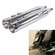 SHARKROAD 4.5 Slip On Mufflers For Harley 95-16 Touring Street Glide Exhaust picture