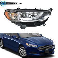 For 2013 14-16 Ford Fusion Halogen Headlight Chrome Housing Passenger Right Side picture